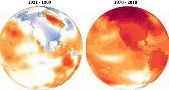 globalne zmiany temperatury na Ziemi