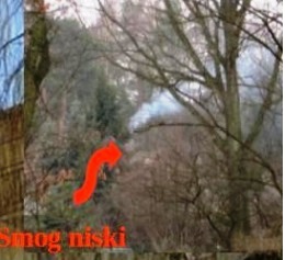 dym z komina domku jednorodzinnego